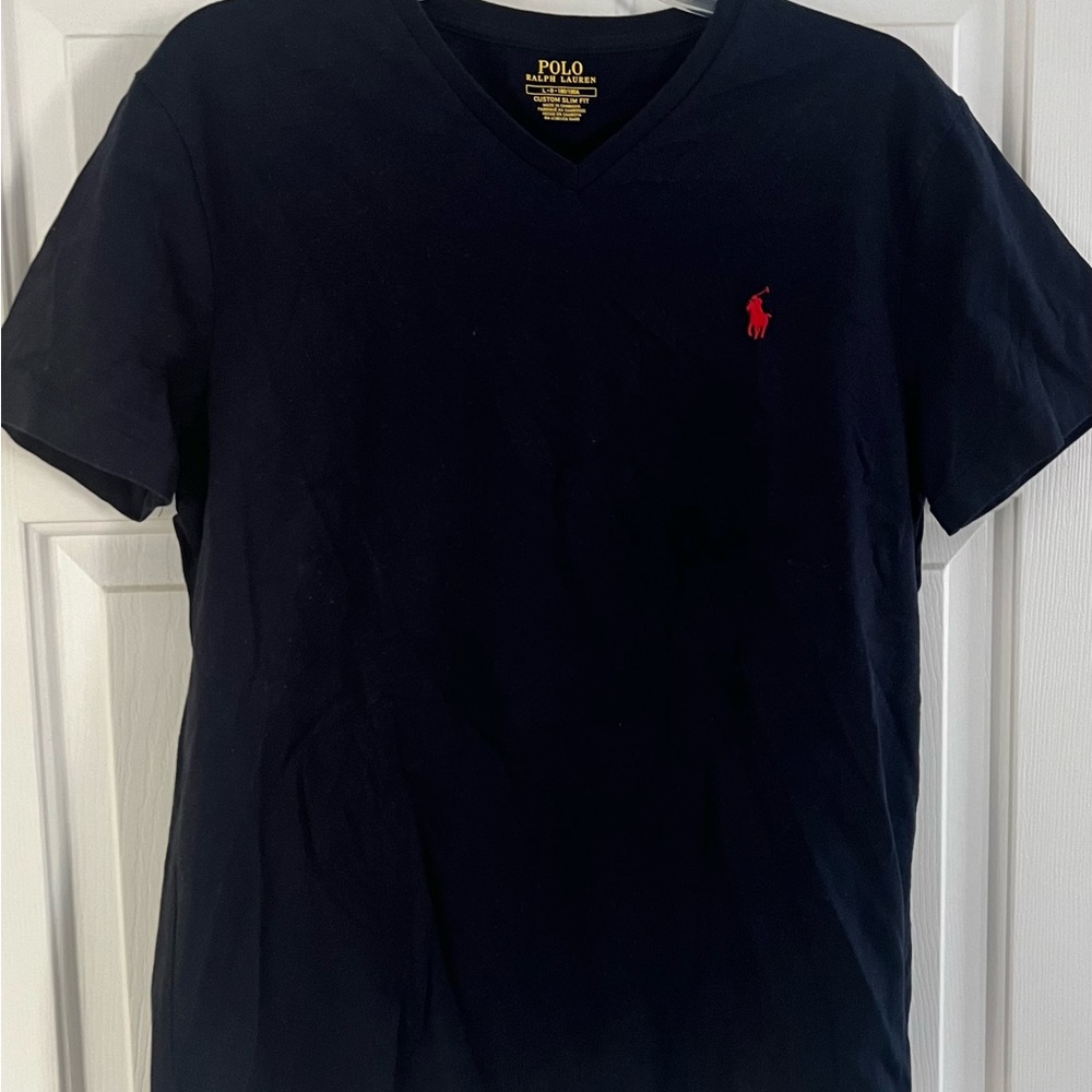 Polo Ralph Lauren Men’s Custom Slim Fit Shirt - Blue (Large)
